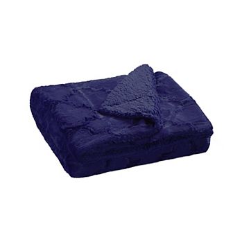 Home Soft Things Brushed Faux Fur Throw Blanket