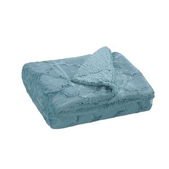 Home Soft Things Brushed Faux Fur Throw Blanket