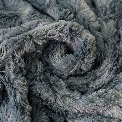 Home Soft Things Double Sided Faux Fur Throw Blanket