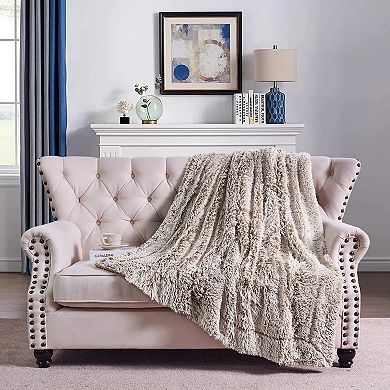 Home Soft Things Woolly Mammoth Faux Fur Throw Blanket