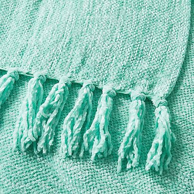 Home Soft Things Crystal Chenille Lightweight Throw Blanket