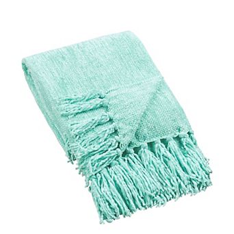 Home Soft Things Crystal Chenille Lightweight Throw Blanket