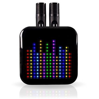 RockJam Pixel Karaoke Machine with LED Display & Dual Microphones