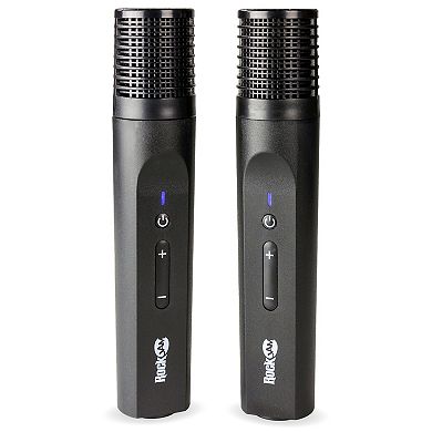 RockJam Pixel Karaoke Machine with LED Display & Dual Microphones