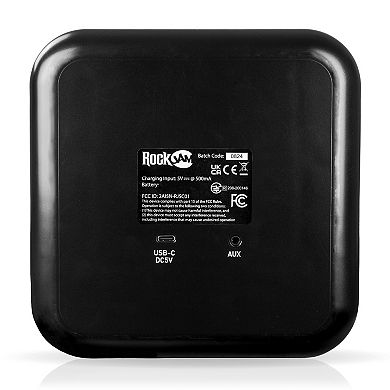 RockJam Pixel Karaoke Machine with LED Display & Dual Microphones