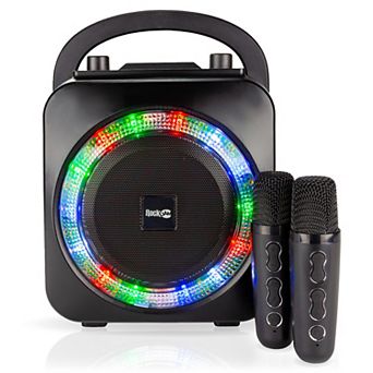 RockJam Bluetooth Karaoke Party Speaker with Dual Wireless Microphones