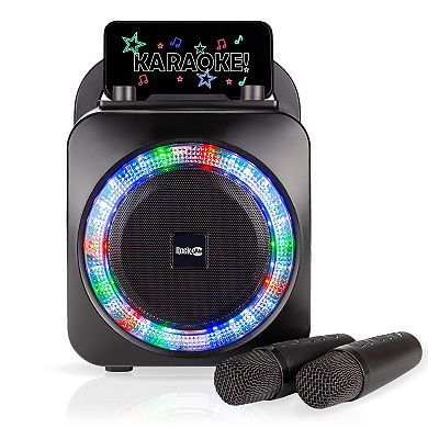 RockJam Bluetooth Karaoke Party Speaker with Dual Wireless Microphones