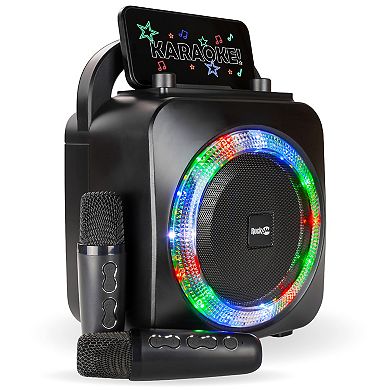 RockJam Bluetooth Karaoke Party Speaker with Dual Wireless Microphones