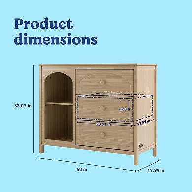 Graco® Olivia 3-Drawer Combo Dresser