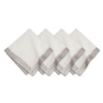 Villeroy & Boch Metallic Brushstroke Napkin Set of 4, 21"x21"