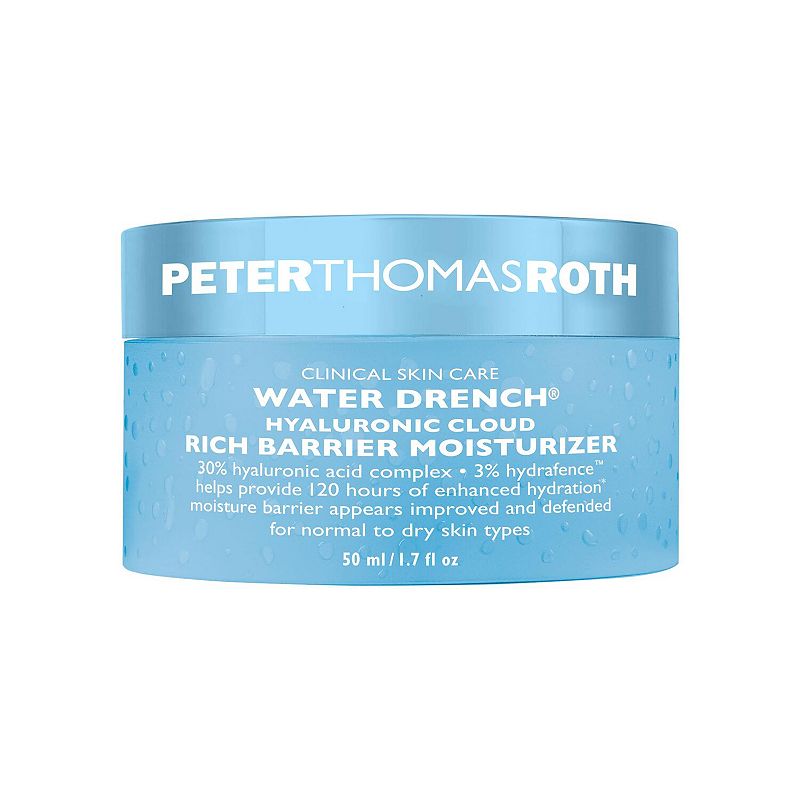 Peter Thomas Roth Water Drench Hyaluronic Acid Rich Barrier Moisturizer for Skin Barrier and Dewy Skin,