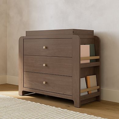 Graco® Read-with-Me 3-Drawer Chest Dresser with Bookshelves & Removable Changing Topper