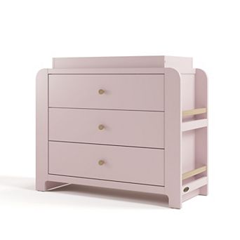 Graco® Read-with-Me 3-Drawer Chest Dresser with Bookshelves & Removable Changing Topper