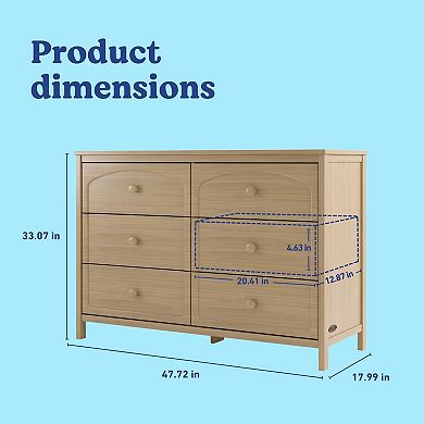 Graco® Olivia 6-Drawer Double Dresser