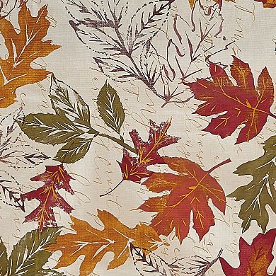 Elrene Home Fashions Vintage Leaves Vinyl Tablecloth