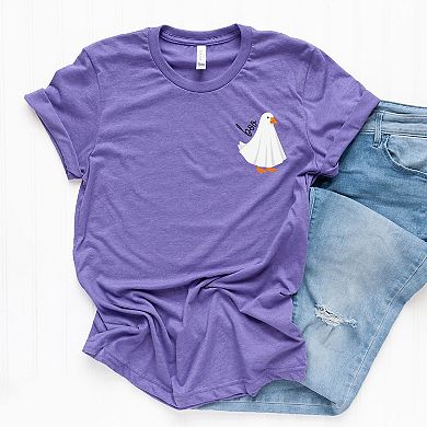 Boo Ghost Goose - Women's Short Sleeve Graphic T-Shirt