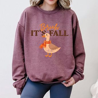 Bruh It's Fall Goose - Sweatshirt
