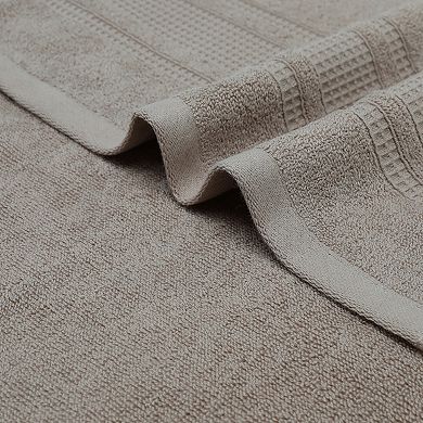 3Pcs Waffle Cotton Hand Towels and Chenille Hanging Bathroom Hand Towels with Loop 6"x15"&13"x29"
