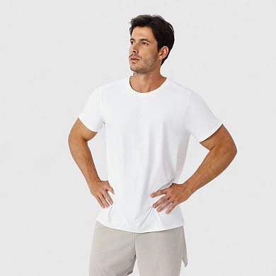 Men's Moisture-Wicking Short Sleeve T-Shirt with Soft Lightweight Fabric and Athletic Fit