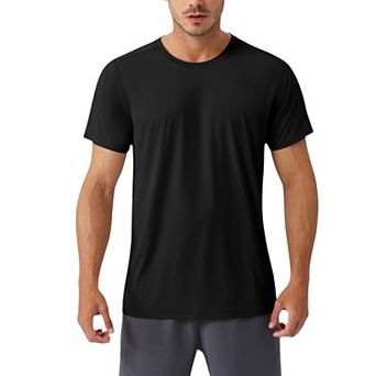 Men's Moisture-Wicking Short Sleeve T-Shirt with Soft Lightweight Fabric and Athletic Fit