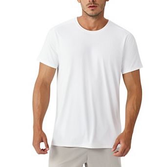 Men's Moisture-Wicking Short Sleeve T-Shirt with Soft Lightweight Fabric and Athletic Fit