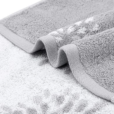 4Pcs Floral Embroidered Hand Towels, Absorbent Soft Decorative Hand Towel Set 14"x30"&13"x29"