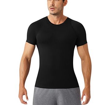 Men's Fitted Short Sleeve Performance T-Shirt with Stretch Fabric and Moisture-Wicking Comfort