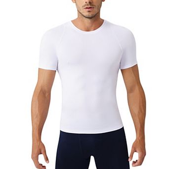Men's Fitted Short Sleeve Performance T-Shirt with Stretch Fabric and Moisture-Wicking Comfort