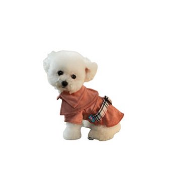 Cozy Faux Suede Dog Coat