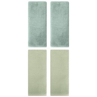 4 pc Cotton Hand Towel Set, Solid Soft Hand Towels for Bathroom, Hotel and Spa 13"x30"