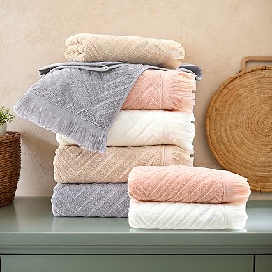 4Pcs Cotton Hand Towels Set, Soft and Absorbent Hand Towels for Bathroom, Hand, Face 13"x29"