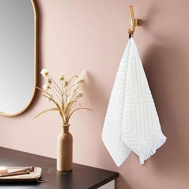 4Pcs Cotton Hand Towels Set, Soft and Absorbent Hand Towels for Bathroom, Hand, Face 13"x29"