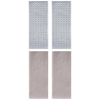 4 pc Cotton Hand Towel Set, Waffle Hand Towels, Soft Towels for Bathroom, Hotel 13"x30"&13"x29"