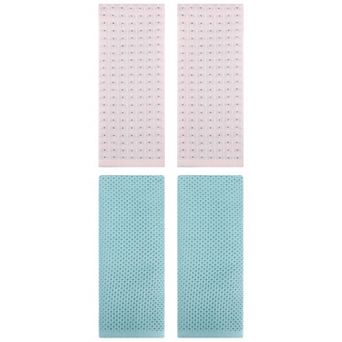 4 pc Cotton Hand Towel Set, Waffle Hand Towels, Soft Towels for Bathroom, Hotel 13"x30"&13"x29"