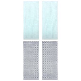 4 pc Cotton Hand Towel Set, Waffle Hand Towels, Soft Towels for Bathroom, Hotel 13"x30"&13"x29"