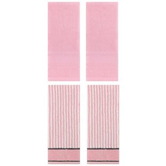 4 pc Bathroom Hand Towels, Soft Absorbent Hand Towel Set for Bathroom, Hand, Face 13"x29"