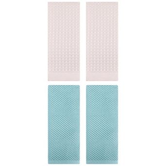 4 pc Cotton Hand Towel Set, Waffle Hand Towels, Soft Towels for Bathroom and Hotel 13"x30"&14"x30"
