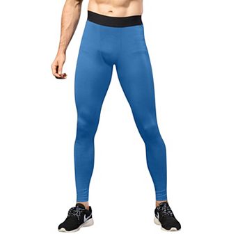 Men's Performance Leggings with Contoured Support Pouch and Seamless Fit for Training and Recovery