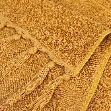 4Pcs Decorative Turkish Hand Towels, Cotton Absorbent Soft Bath Towel Set 14"x30"