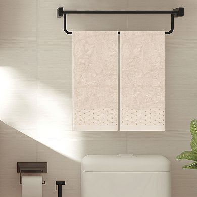 4Pcs Hand Towels Set, Cotton Comfortable Hand Towels for Bathroom, Kitchen 14"x30"&13"x29"