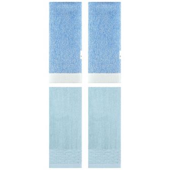 4 pc Hand Towels Set, Cotton Comfortable Hand Towels for Bathroom, Kitchen 14"x30"&13"x29"