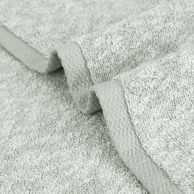 4Pcs Floral Embroidered Hand Towels, Pure Cotton Soft Absorbent Towel Set 14"x28"&14"x31"