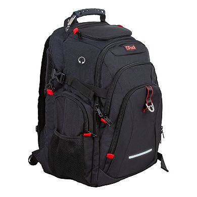 Opack Unisex Adult Adjustable Polyester Laptop Backpack Black