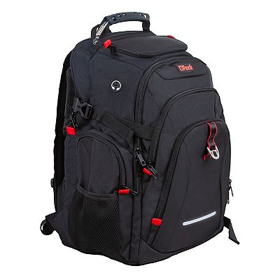 adult laptop backpack Opack Unisex Adult Adjustable Polyester Laptop Backpack Black