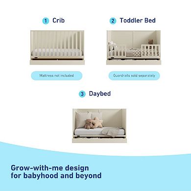 Graco® Theo 3-in-1 Convertible Crib with Drawer