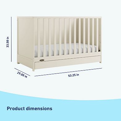 Graco® Theo 3-in-1 Convertible Crib with Drawer