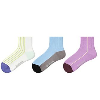 Renaissance Women Ankle Socks Set Featuring Colorblock, Cartoon Characters and Butterfly Prints