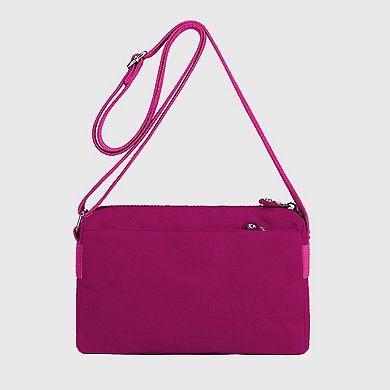 Women's Lightweight Nylon Crossbody Bag-Compact Travel Shoulder Purse
