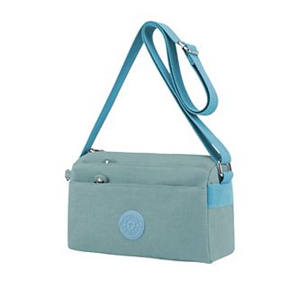 Women's Lightweight Nylon Crossbody Bag-Compact Travel Shoulder Purse