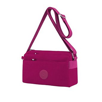Women's Lightweight Nylon Crossbody Bag-Compact Travel Shoulder Purse
